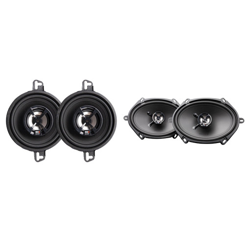 MB Quart Discus DK2-168 6x8 Inch Coax Speakers with DK2-108 3.5 Inch Coax Speakers