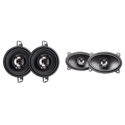 MB Quart Discus DK2-146 4x6 Inch Coax Speakers with DK2-108 3.5 Inch Coax Speakers