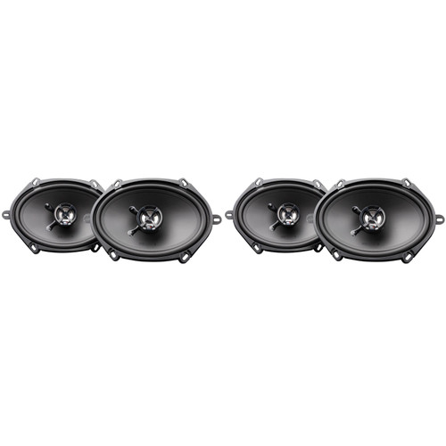 MB Quart 2-Pairs Discus DK2-168 6x8 Inch Coaxial Speakers