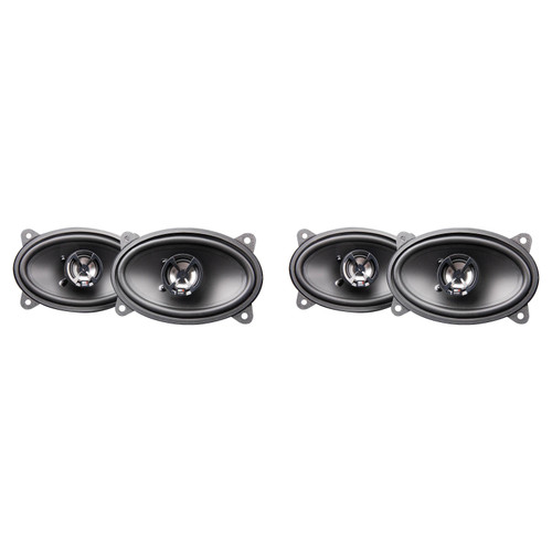 MB Quart 2-Pairs Discus DK2-146 4x6 Inch Coaxial Speakers
