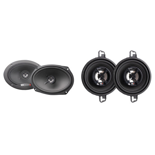 MB Quart Discus DK2-169 6x9 Inch Coax Speakers with DK2-108 3.5 Inch Coax Speakers