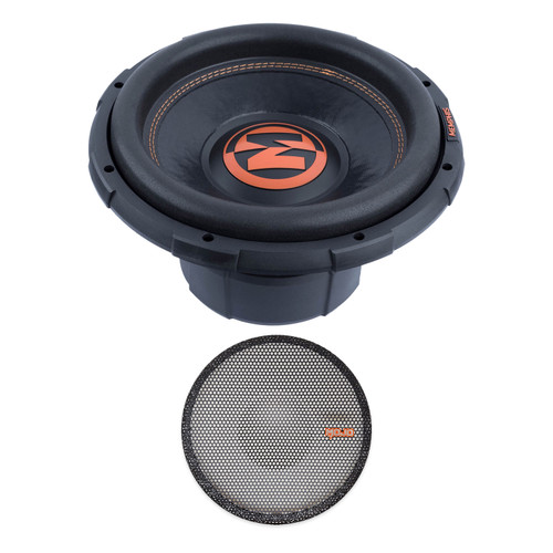 Memphis Audio MJP1244 12" DVC 4-Ohm Subwoofer, MJG12 Grille