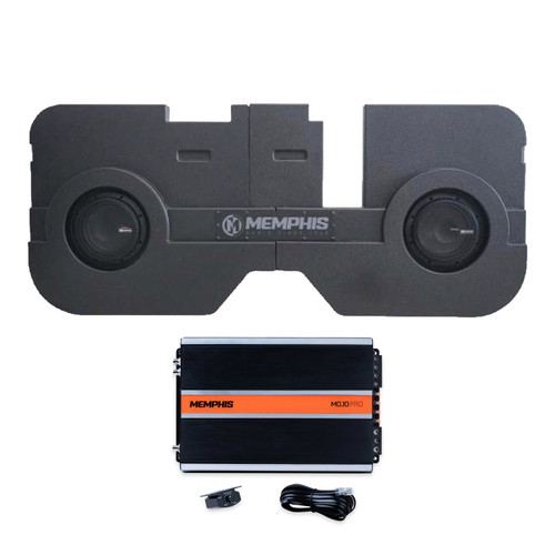 Memphis Audio MJMERAM8D1V3 Ram Dual 8" Loaded Sub Box, MJP1500.1 Amp