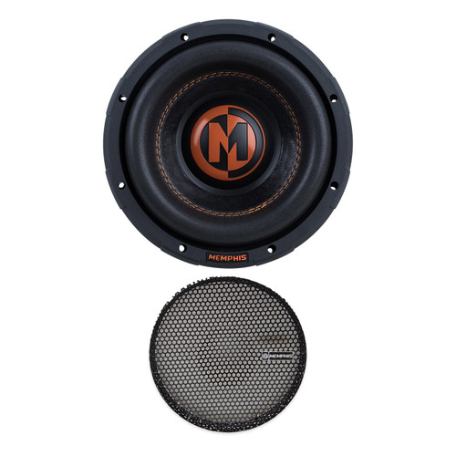 Memphis Audio MJP844 8" DVC 4-Ohm Subwoofer, MJG8 Grille