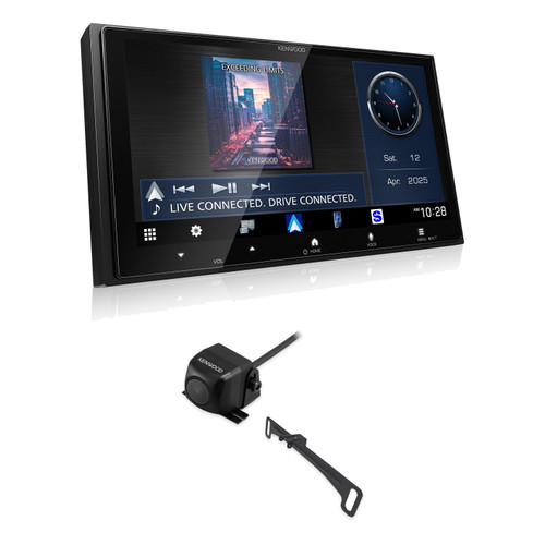 Kenwood DMX8710 Digital Multimedia Receiver with CMOS-230LP License Plate Camera