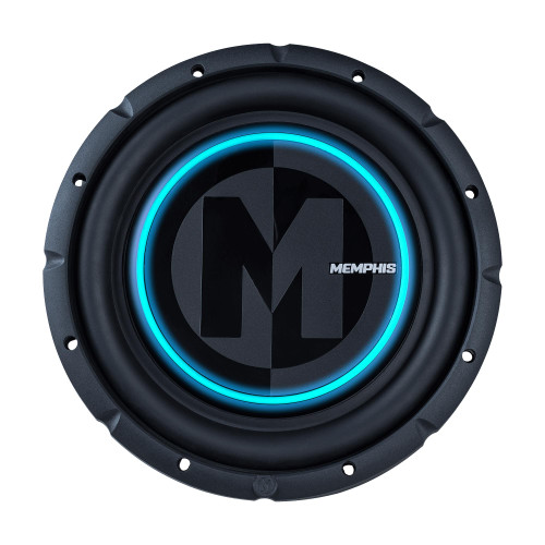 Memphis Audio PRXSL10FTV - 10” SELECTABLE 1, 2 OR 4 OHM SUB W/RGB