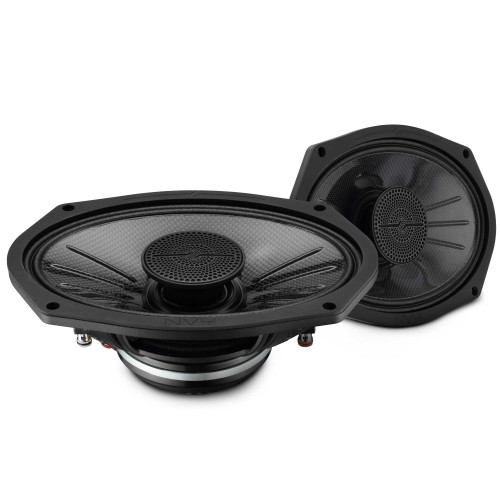 DS18 NVY-69HDCFSL-N2 6x9" Slim Hybrid Speakers, 2 Ohm