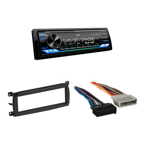 JVC KD-X380BTS Stereo Bundle Metra 99-6503 Dash Kit & 70-1817 Harness