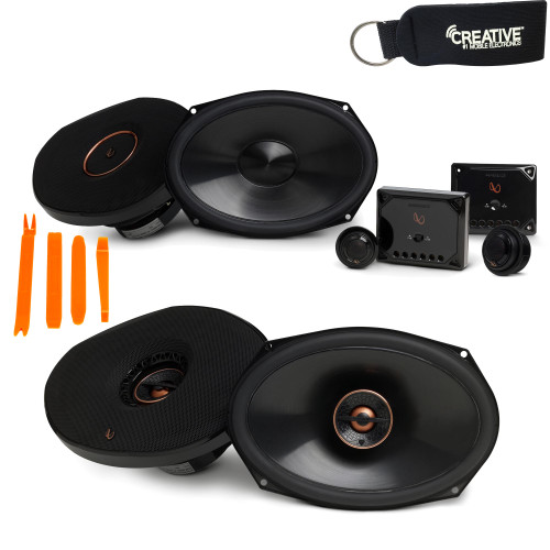Infinity Reference - REF-9630CX 6x9" 2-Way Component System, And REF-9632IX 6x9" 2-Way Car Audio Speakers Package