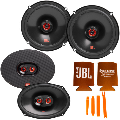 JBL 1 Pair of CLUB-9632AM 6x9" Three Way Speakers and 1 Pair of CLUB-620FAM 6.5" Shallow Coax (no grills)