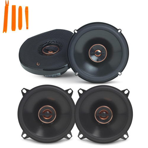 Infinity Reference - REF-6532IX 6.5" 2-Way Car Audio Speakers, And REF-5032CFX 5.25" 2-Way Car Audio Speakers Package