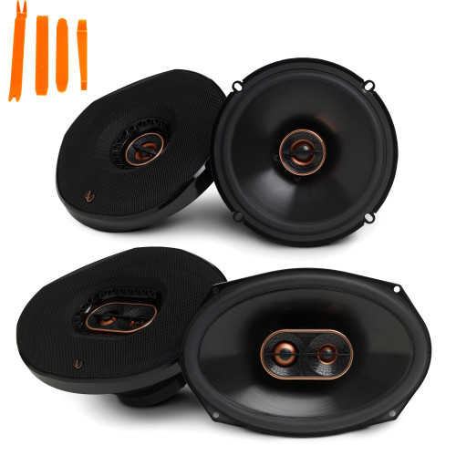 Infinity Reference - REF-6532EX 6.5" 2-Way Car Audio Speakers, And REF-9633IX 6x9" 3-Way Car Audio Speakers Package