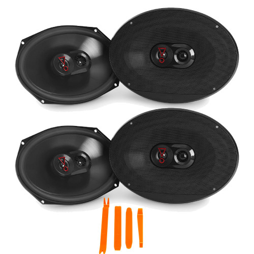JBL STAGE3 2-Pairs of Stage3 9637AM 6x9" 3-Way Tri-Axial Speakers
