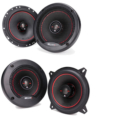 MB Quart RK1-116 6.5" Coaxial Speakers, RK1-113 5.25" Coaxial Speakers Reference Bundle