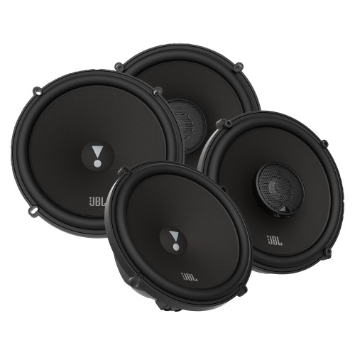 JBL - STADIUM862F 6x8" Custom-Fit Car Audio Speakers (Pair) w/ STADIUM862CF 6x8" Car Audio Component Speakers (Pair)