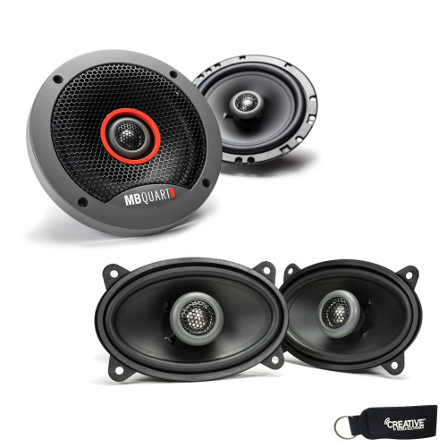 MB Quart - Pair Of Formula FKB116 6.5" Coaxial Speakers And A Pair Of Formula 4x6" Speakers FKB146
