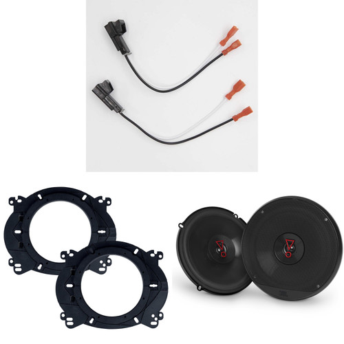 JBL Speakers 6.5 inch for Chevrolet Tahoe 1995-2014 Upgrade Kit - Pair of STAGE Series with Adapters and Harness, Coaxial 6 1/2 Car Audio Front Door Speaker for Chevy, Stage3627AM