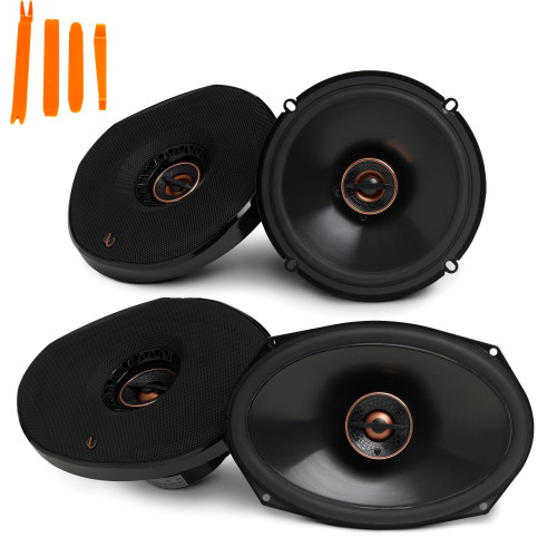 Infinity Reference - REF-6532EX 6.5" 2-Way Car Audio Speakers, And REF-9632IX 6x9" 2-Way Car Audio Speakers Package