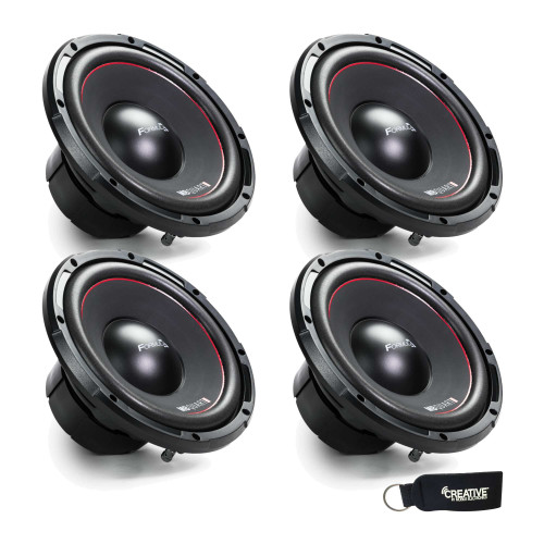 MB Quart Formula FW1-254 bundle - Four 10 Inch Dual Voice Coil 400 Watt Car Audio Subwoofers