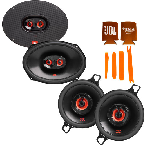 JBL 1 pair of CLUB-9632AM 6x9" Three Way Speakers and 1 pair of CLUB-322FAM 3.5" Coax