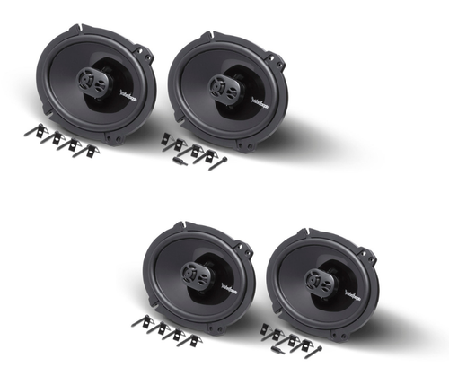 Rockford Fosgate Two Pairs of P1683 Punch 6X8" 3-Way Coaxial Speakers - Used, Open Box
