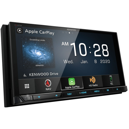 Kenwood Refurbished DNX997XR Navigation Receiver Compatible With Apple CarPlay & Android Auto - Used, Acceptable