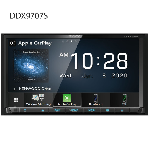 Kenwood REFURBISHED DDX9707S MultiMedia Receiver Compatible With Apple CarPlay & Android Auto