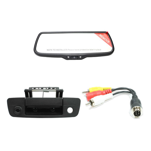 Rostra RVM744A Mirror Monitor + 250-8652 RAM Truck Camera