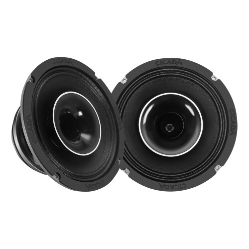 Cicada Audio CH65.2v2 - High Efficiency 6.5-Inch Horn Coaxial Speakers - 2 Ohm, Pair