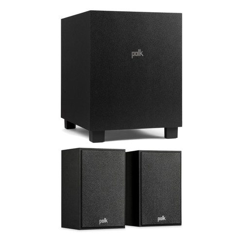 POLK AUDIO MONITOR XT15 BOOKSHELVES (PAIR) WITH XT10 10"SUBWOOFER