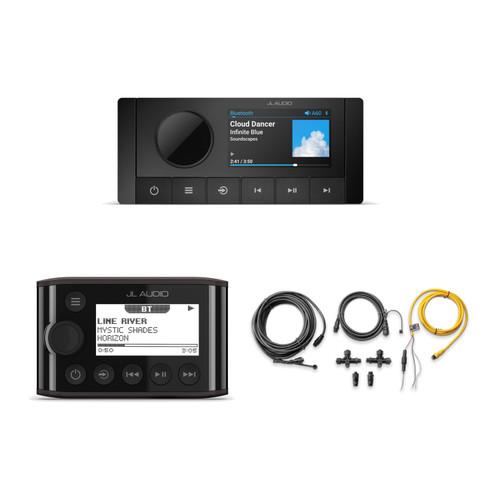 JL Audio A60 4-Zone Marine Stereo with NRX-300 NMEA Remote Bundle