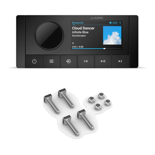 JL Audio A60 4-Zone Marine Stereo with Flat Mount Kit