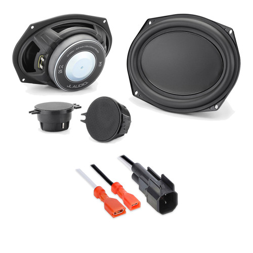 JL Audio CF Speaker Bundle Silverado 1500 2019-2021; Sierra 1500 2019-2021 Chevrolet Silverado 1500 / GMC Sierra 1500 Crew Cab Front pair CF-690-RTG w/ 72-4572