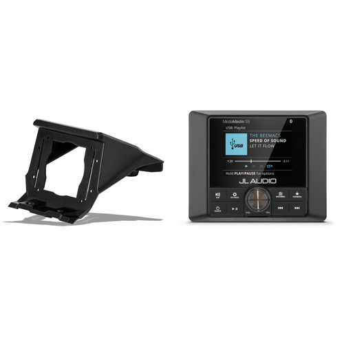 CanAm 2017-2021 X3  Multi Radio Dash Kit Compatible and JL Audio MM55 Mediamaster Waterproof Radio