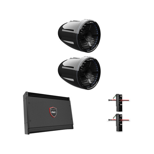 Wet Sounds REV 12 HD XW-B + X-Mount + Sinister-SDX2 Amp