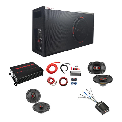 Cerwin Vega H6TE10SV H653 H693 4-Ch Amp Complete System