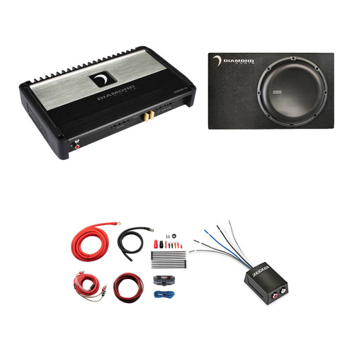Diamond DES500.1D + DESMB10 Loaded 10 Bass Kit w/ LOC + Wiring