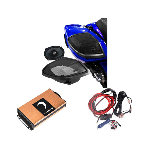 Diamond Audio MS69CX 2024+ Harley Lid Speakers + MICRO2V2 Amp Kit