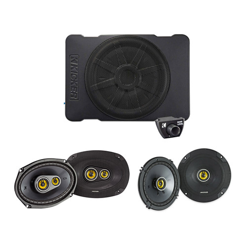 Kicker CS 6.5 and 6x9 Speaker Pairs with HS10 Powered Subwoofer