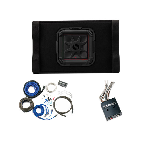 Kicker PL7TDF10 10" Powered Underseat Bundle, Silverado 3500HD, CK8, KISLOC