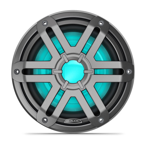 JL Audio M200-10IB-S-Gm-i-4 10" RGB Marine Subwoofer, Gray - Used, Open Box