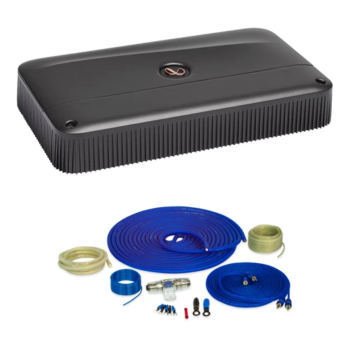 Infinity Reference-10001A Mono Amp with Stinger 4GA Wiring Kit