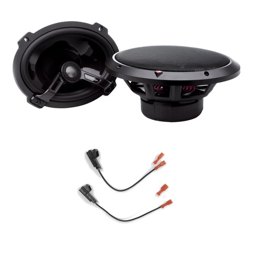 Rockford Fosgate T1692 6x9in Coaxial Speakers, Pair + 72-4568 Harness