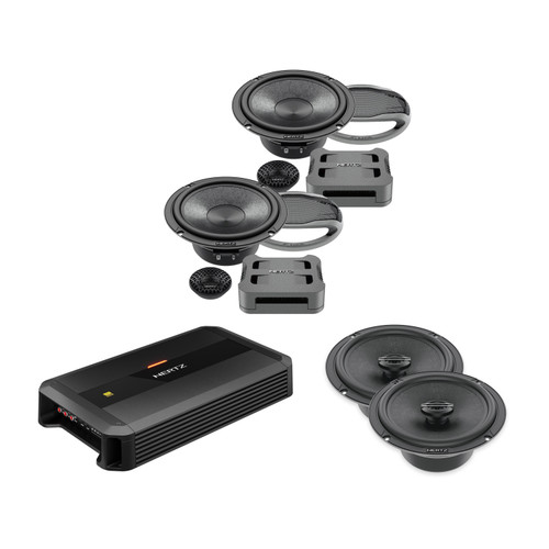 Hertz DP-4.400 Amp + CK165 + CX165 Car Speakers