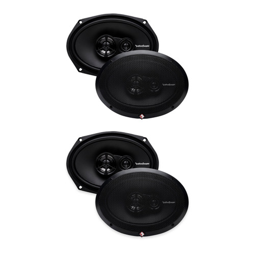 Rockford Fosgate R169X3 6x9in Coaxial Car Speakers, 2 Pairs