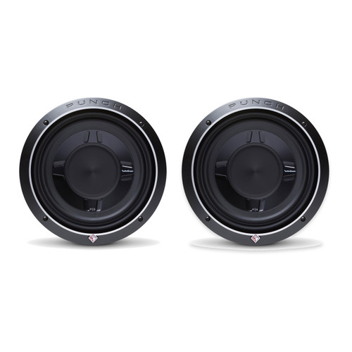 Rockford Fosgate P3SD4-10 10in 4-Ohm DVC Shallow Subs, Pair