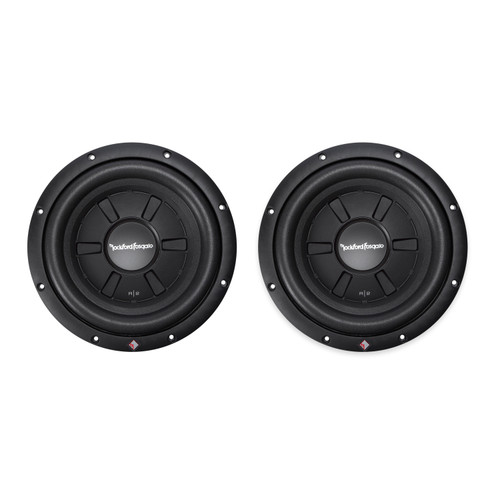 Rockford Fosgate R2SD4-10 10in 4-Ohm DVC Shallow Subs, Pair