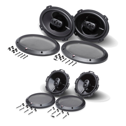 Rockford Fosgate P1675 + P1694 6.75in & 6x9in Car Speakers