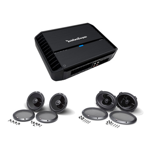 Rockford Fosgate P400X4 Amp + P1650 + P1692 Speakers