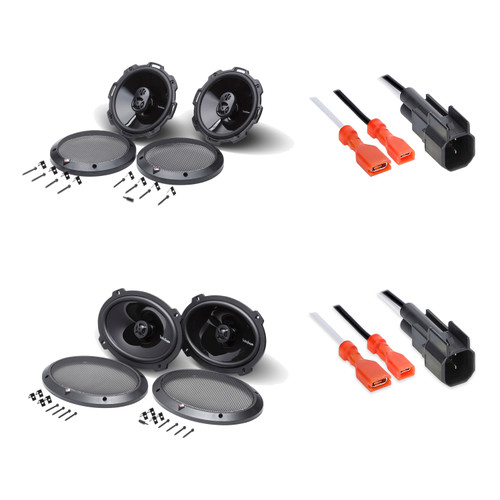 Rockford Fosgate P1675 + P1692 4-Speaker Kit + 72-4572 Harness